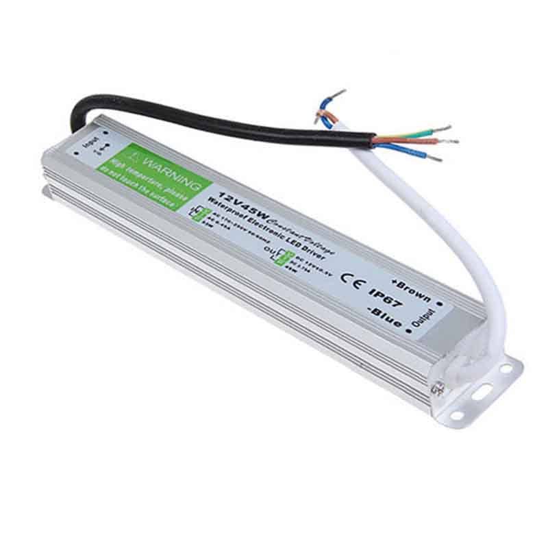 Ledsone – wholesale Small/handheld appliance – DC12V IP67 45W Waterproof LED Driver Power Supply Transforme0