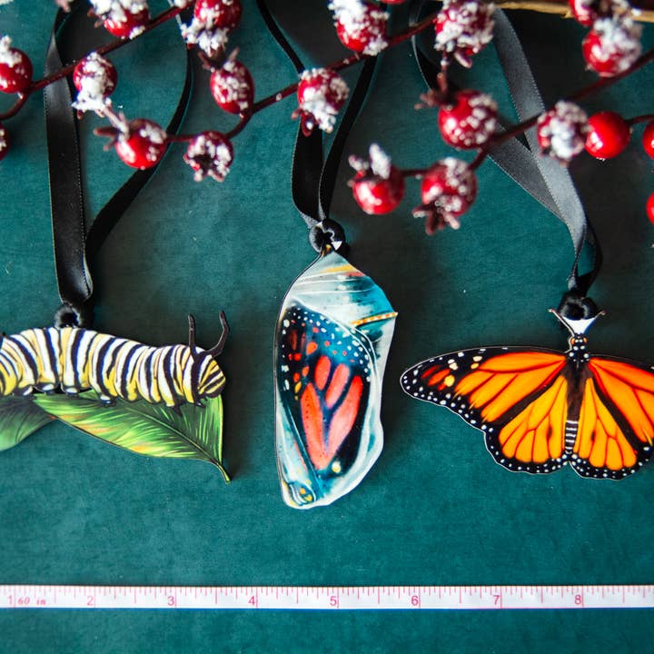 The Slug And Kraken - Wholesale Ornament - Monarch Butterfly Ornament Collection4