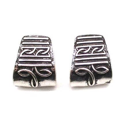 Western Boot Stitch Curled Hoop Earring for wholesale by Snowing West