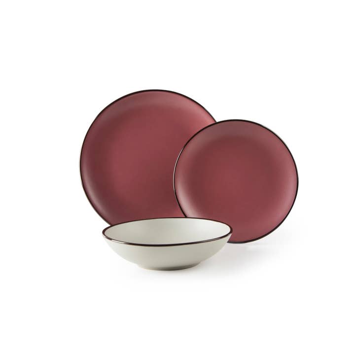 18 Pink Moon Dinnerware Set for wholesale by Bergamaschi & Vimercati S.p.a.