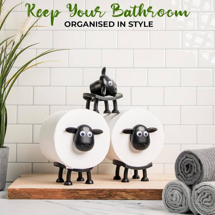 VIGOR - Wholesale Toilet Paper Holder - Funny Toilet Paper Holder Free Standing Bathroom Set