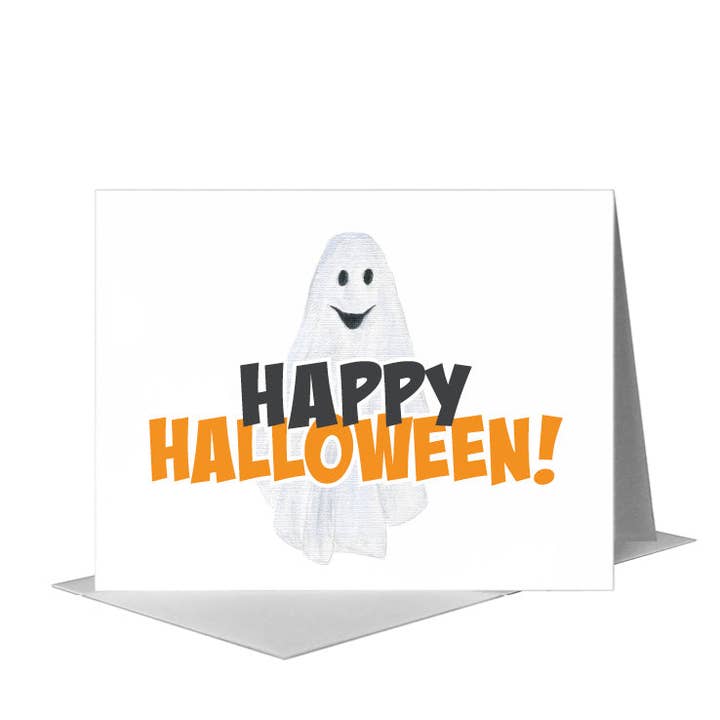 Geisterlächeln, Grußkarte (#8805B) für den Großhandel von Printed Canvas