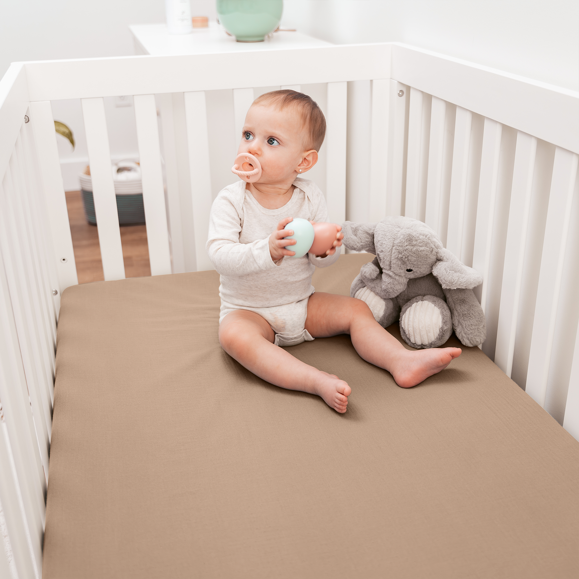 Comfy Cubs - Wholesale Cot/Crib Sheets - Muslin Cotton Fitted Crib Sheet, Soft Snug Fit by Comfy Cubs9