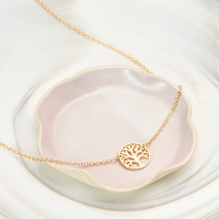 Dear Ava - Venta al por mayor Collares con colgantes/abalorios - Collar de árbol genealógico regalo
