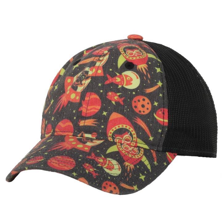 Animals in Space Toddler Trucker Hat – Black for wholesale by Outdoor Cap