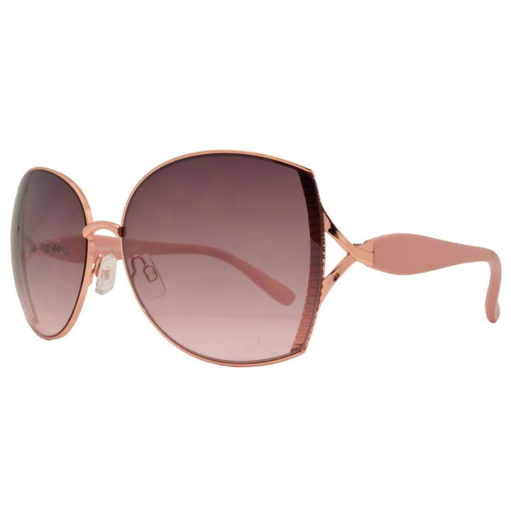 Dynasol Eyewear – Engroshandel Solbriller - Dame – Klassisk sommerfugl Kvindemode Metal solbriller