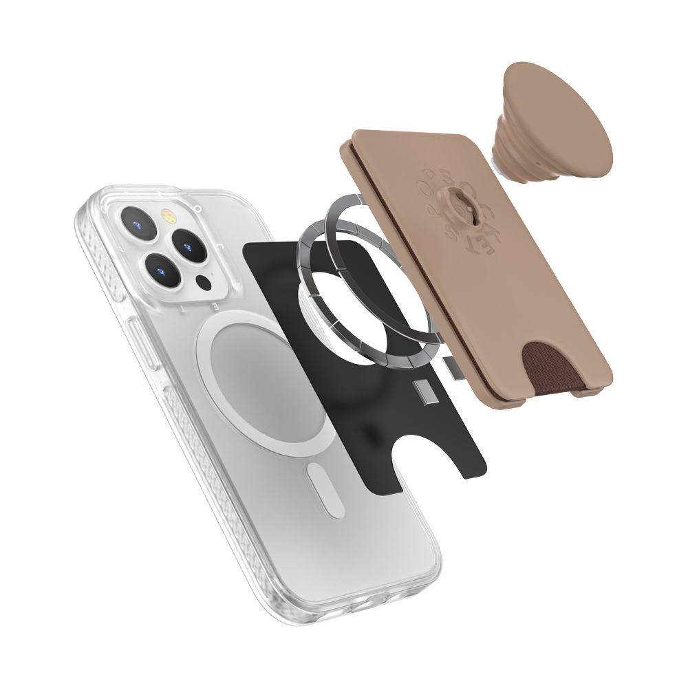 PopSockets - Wholesale Phone Wallet - Unisex - PopSockets MagSafe Phone Wallet - Latte3