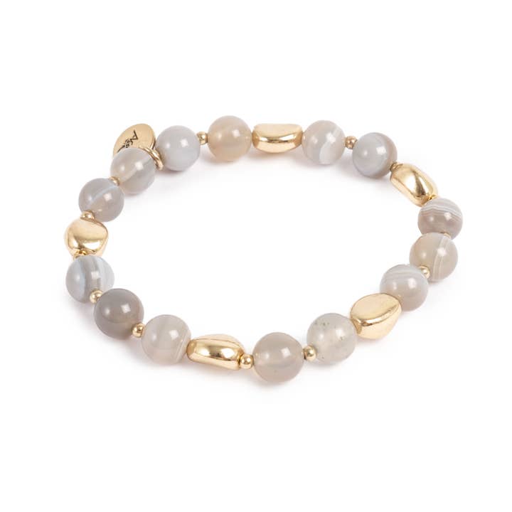 Sandy beach agate bracelet for wholesale by A&C Oslo