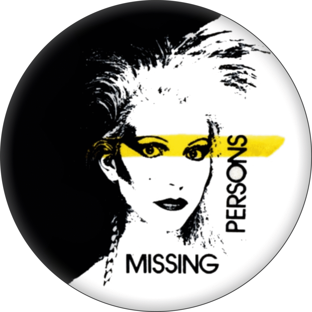 Square Deal Recordings & Supplies - Wholesale Lapel Pin/Button - Pin-on Button - 1.25 Inch - Missing Persons - Dale Bozzio0