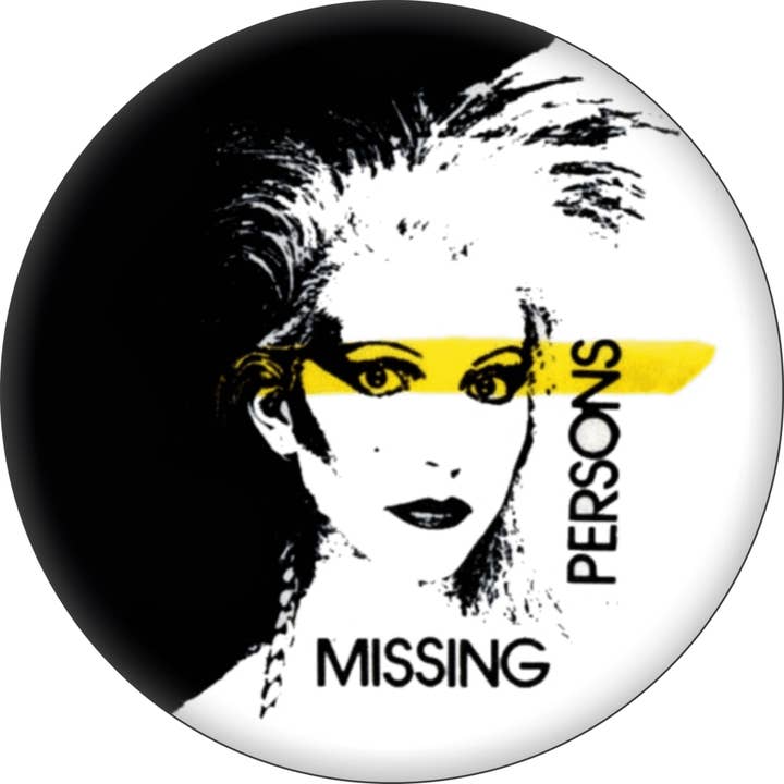 Square Deal Recordings & Supplies - Wholesale Lapel Pin/Button - Pin-on Button - 1.25 Inch - Missing Persons - Dale Bozzio