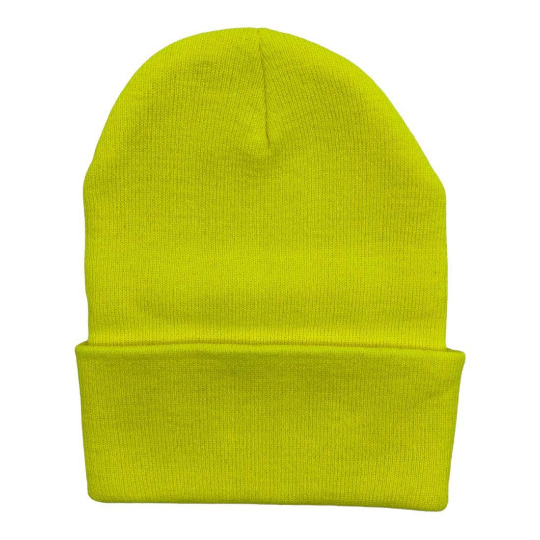 The Park Wholesale - Vente Bonnet – unisexe - Bonnets et bonnets de luge à revers en tricot doux, en vrac, multicolore, uni, blanc, vente en gros118