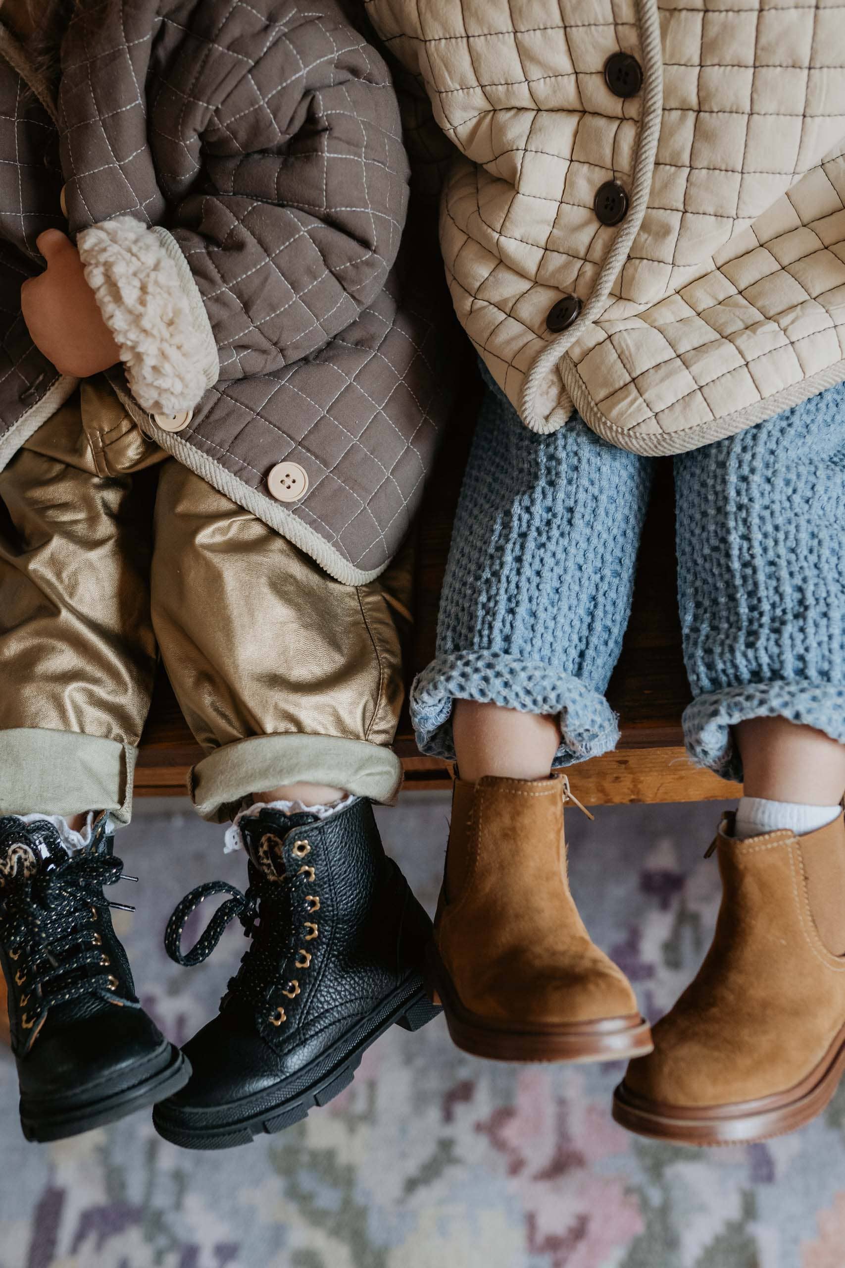 Dondertje - Wholesale Pants - Kids - Leon waffle denim pants2