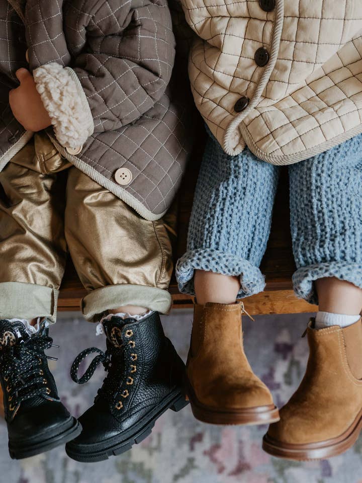 Dondertje - Wholesale Pants - Kids - Leon waffle denim pants2