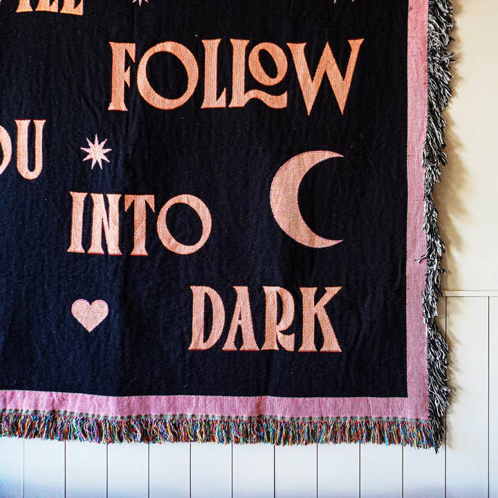 Telegramme Paper Co. - Wholesale Throw Blanket - I Will Follow You Limited Edition Woven Jaquard Blanket14
