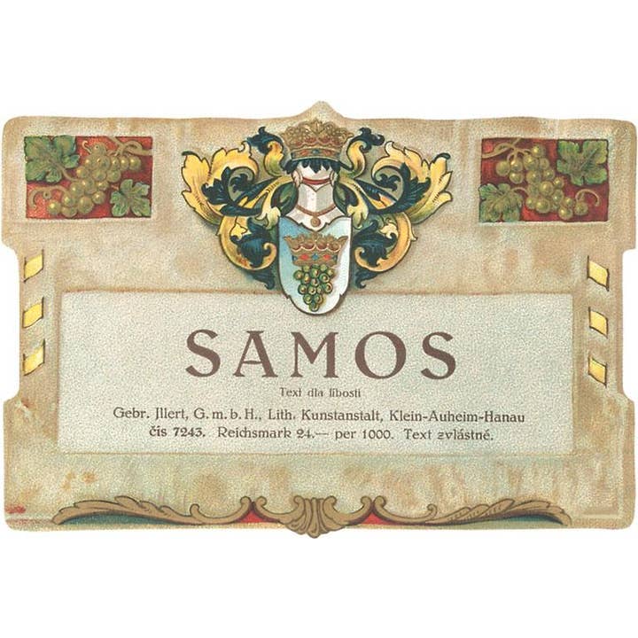 Impresión de arte BV-131 Etiqueta de vino alemana para venta al por mayor de Found Image Press