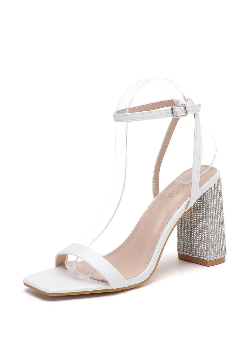 Joia Paris - Venta al por mayor Zapatos de tacón - Mujer - Sandalias con tacón y strass con correas ajustables H8-3632