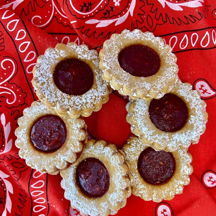 My Dad's Cookies - Wholesale Cookie - Raspberry Linzer5
