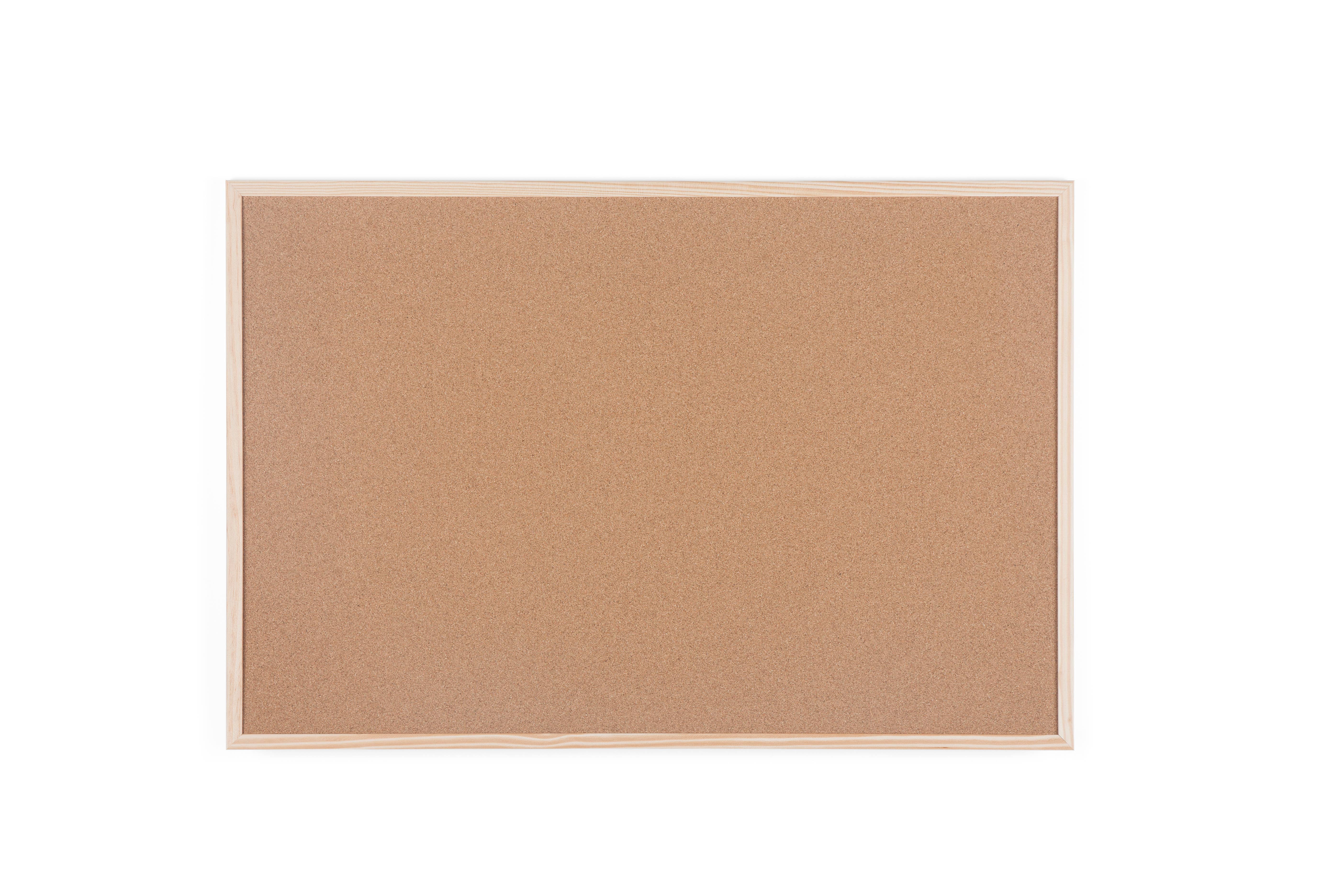 Bi-Joy - Wholesale Bulletin Board - Bi-Office Basic Cork Notice Board - Natural Pine Frame7
