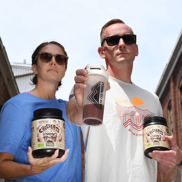 Earth Fed Muscle - Wholesale Protein/Superfood Powder - Chocolate Shakeup Chocolate Grass-Fed Whey Protein10