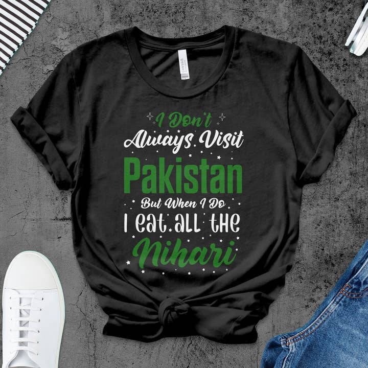 Camiseta graciosa de Nihari paquistaní, no corro, como Nihari, regalo para amantes de la comida para venta al por mayor de FreakyTeeFactory