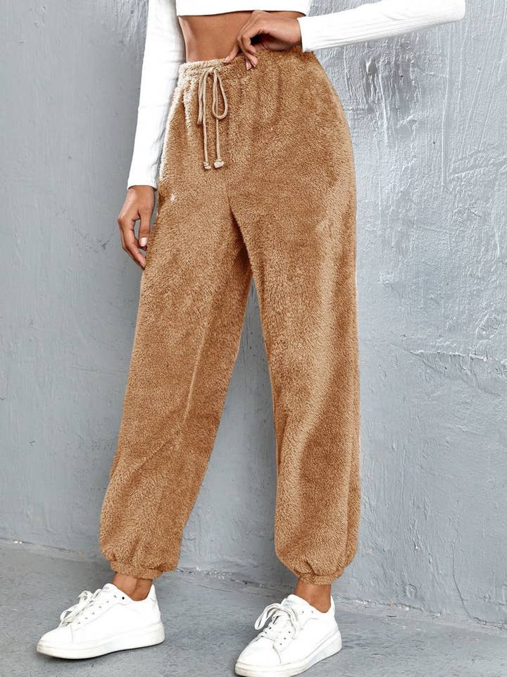 Loose Fit Fuzzy Lounge Pants and other Purchase Wholesale plush pants. Free Returns & Net 60 Terms on Faire trending on Faire.