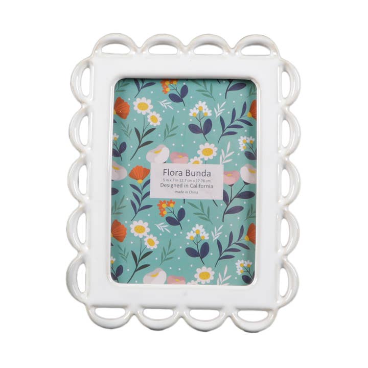 5x7 keramisk ramme for engroshandel hos Flora Bunda Inc