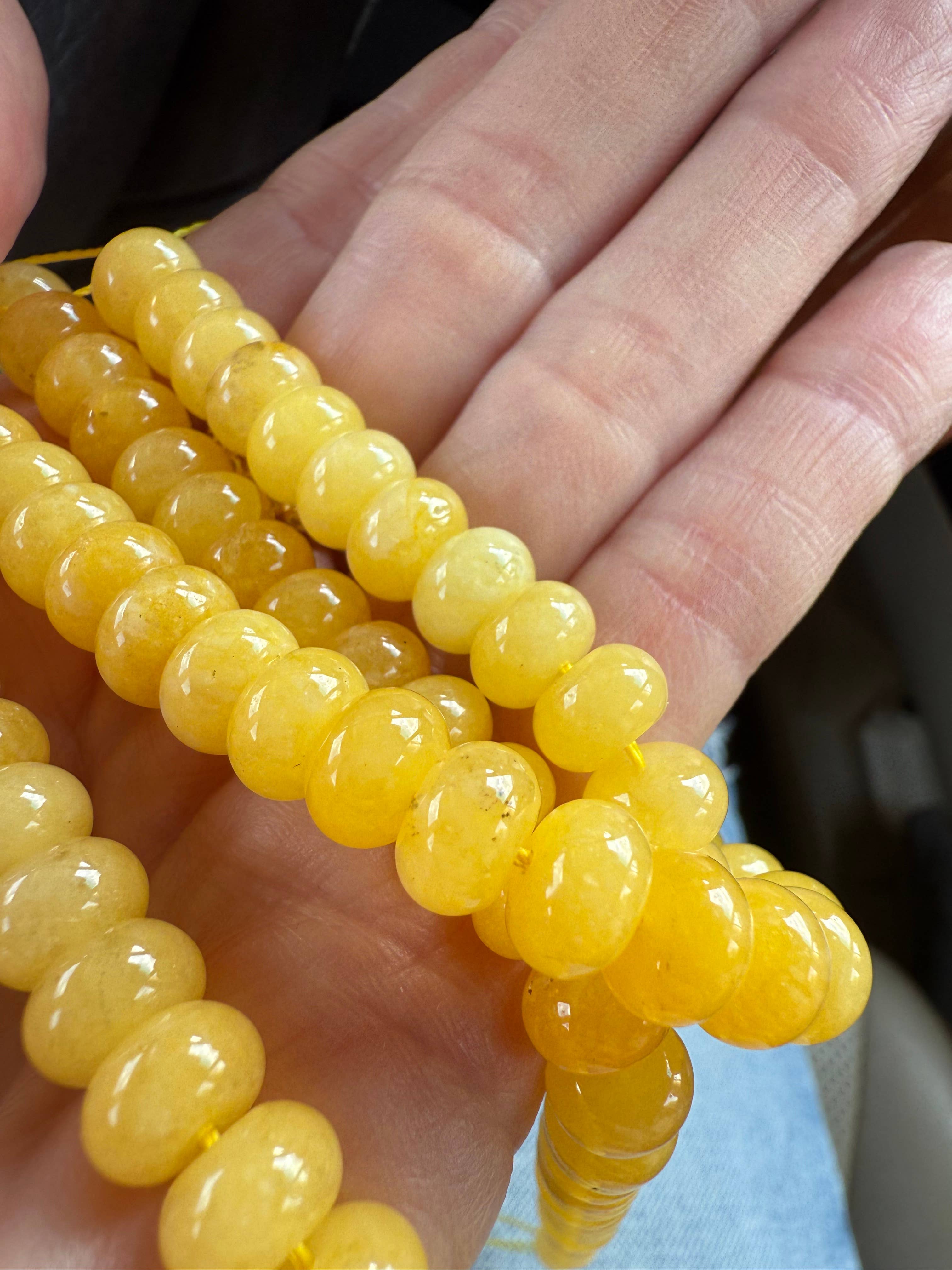 Sonya Renee Jewelry - Wholesale Beaded/Pearl Necklace - Lilly Gemstone Bead Necklace multi-color 8mm opals jade 116