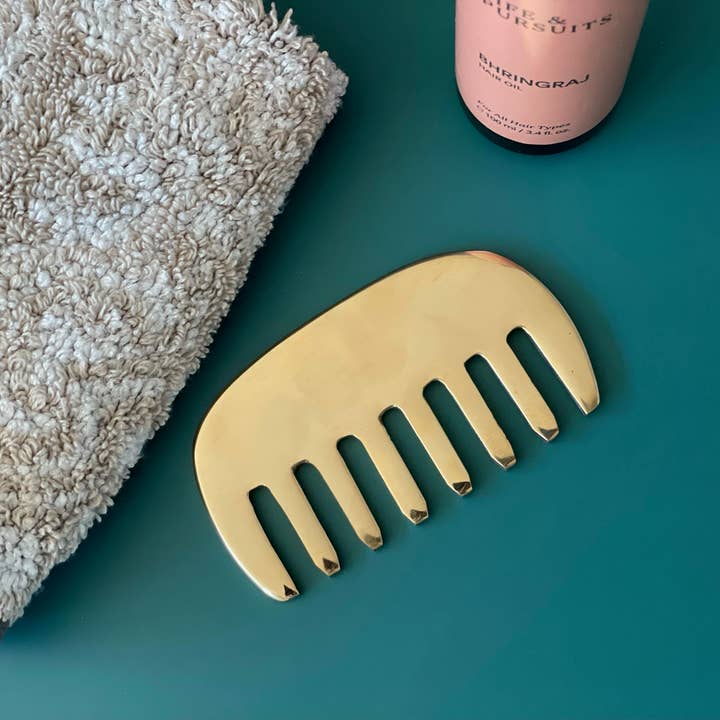 Blissveda - Wholesale Hair Brush/Comb - Ayurvedic Kansa Scalp Stimulation Comb