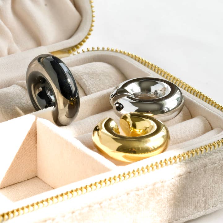 Blueyejewelry - Wholesale Cuff/Wrap Earrings - Oversized Chunky Ear Cuffs - Bold Stainless Steel Ear Cuffs8