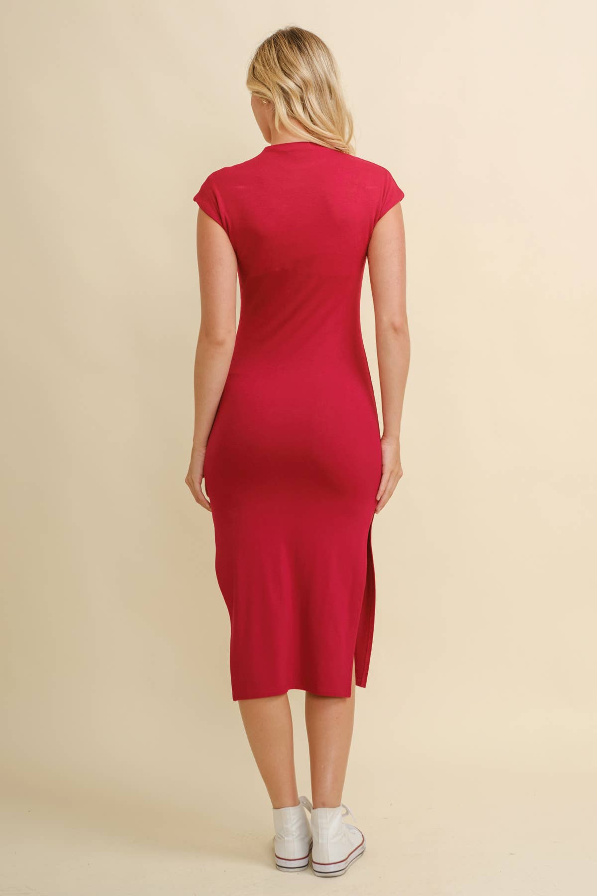 Cloud Ten - Venta al por mayor Vestido - Mujer - Vestido midi con abertura lateral8