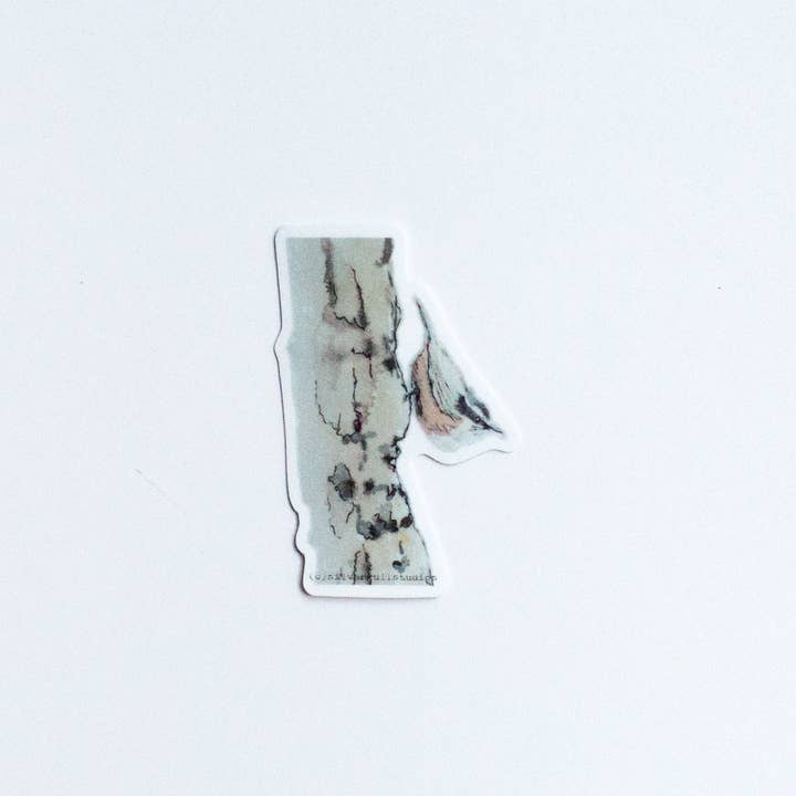Nuthatch Sticker for wholesale by Silvergull Studios