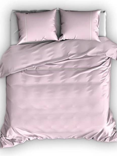 Housse de couette Cascina Colorini Tc220 Divina Rose/Blanc pour la vente par TEXTAP B.V.