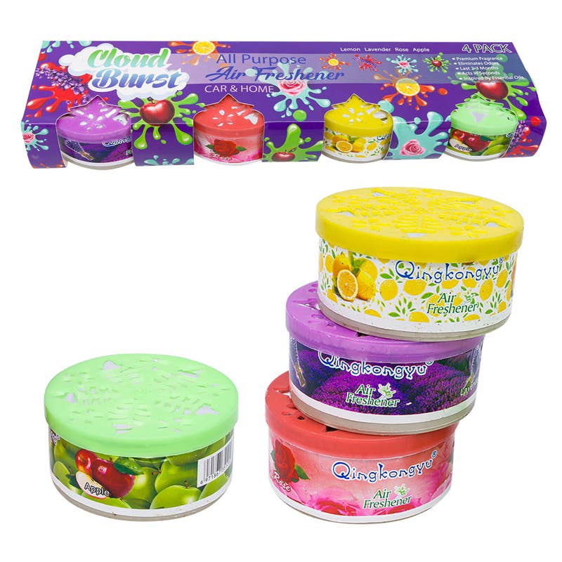 Deluxe Import Trading - Wholesale Air Freshener - 4 Piece Air Freshener- Assorted Scents0