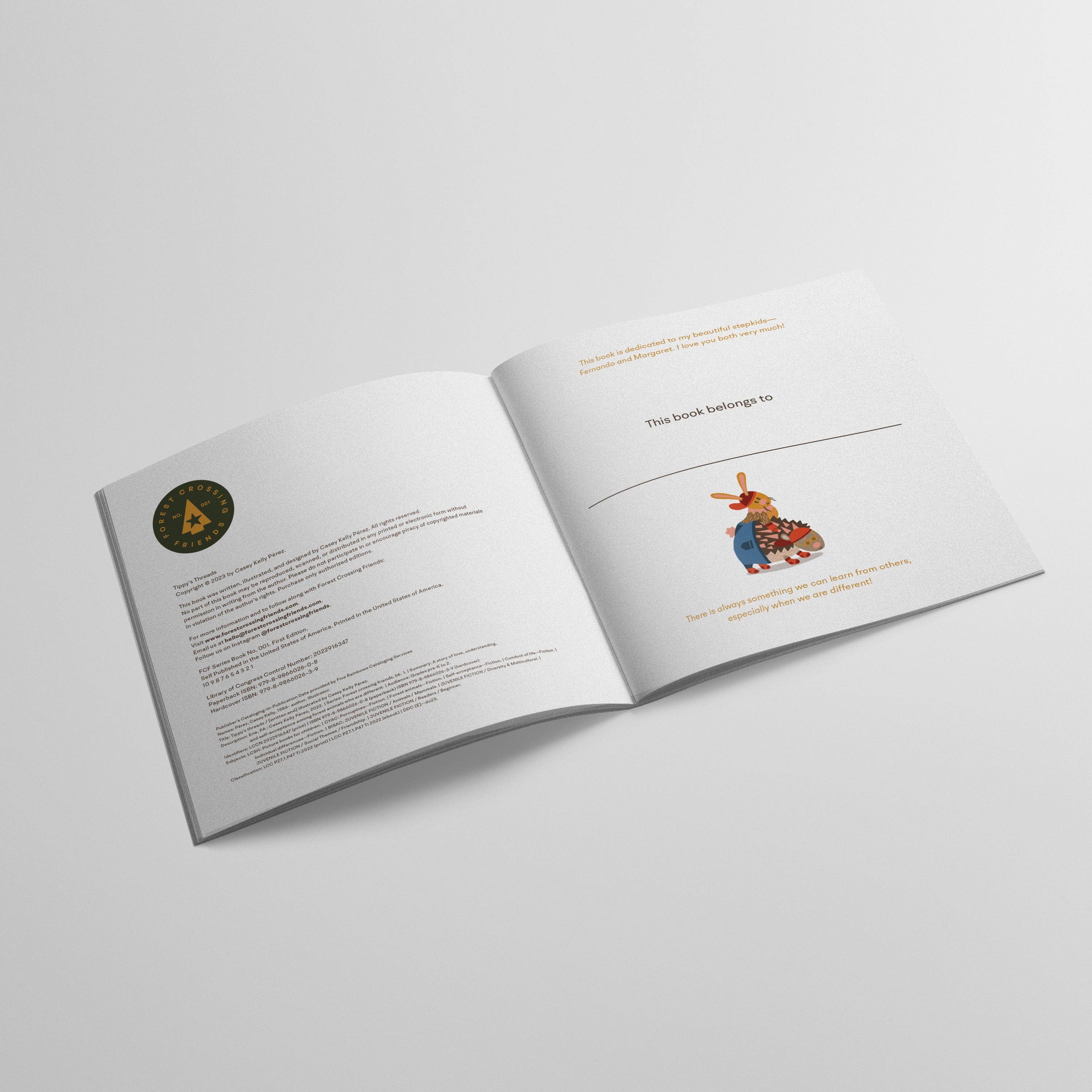 Forest Crossing Friends - Wholesale Preschool Book (3-5) - Tippy's Threads / Book 0015