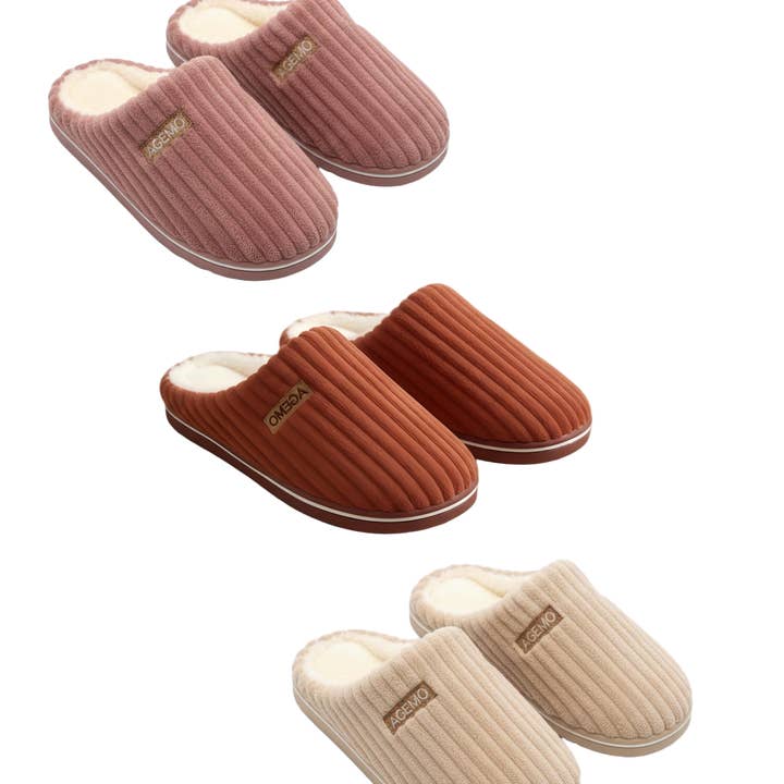 FLUFFERY - Wholesale Pantoffels - Uniseks - Dames Indoor/Outdoor Pantoffels–Assortimentpakket 12 Paar0