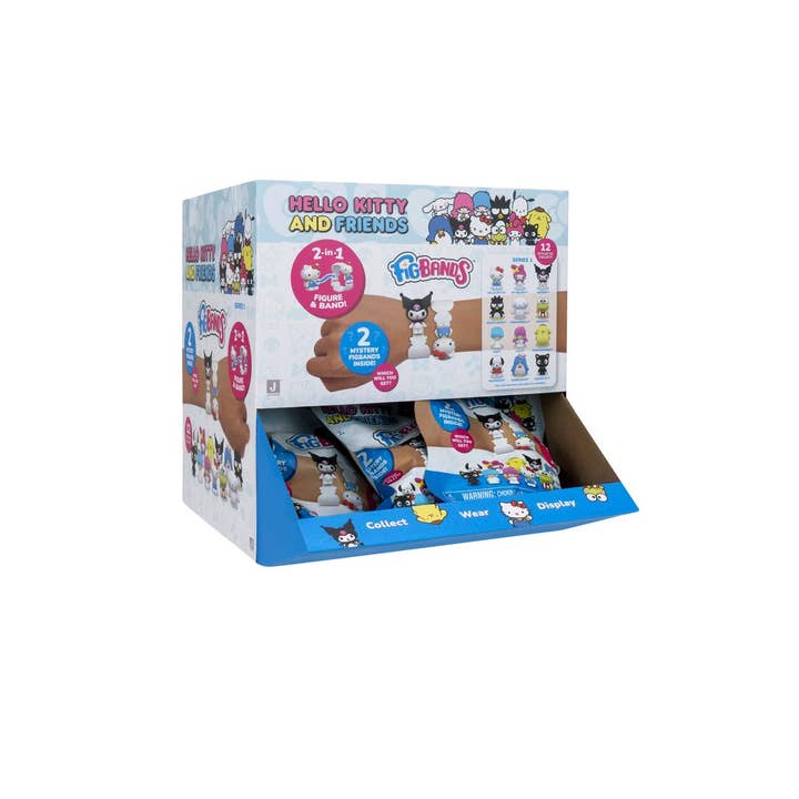 License 2 Play Toys - Wholesale Figurine Toy - Kids - FigBands Hello Kitty & Friends Mystery Bag Series 1