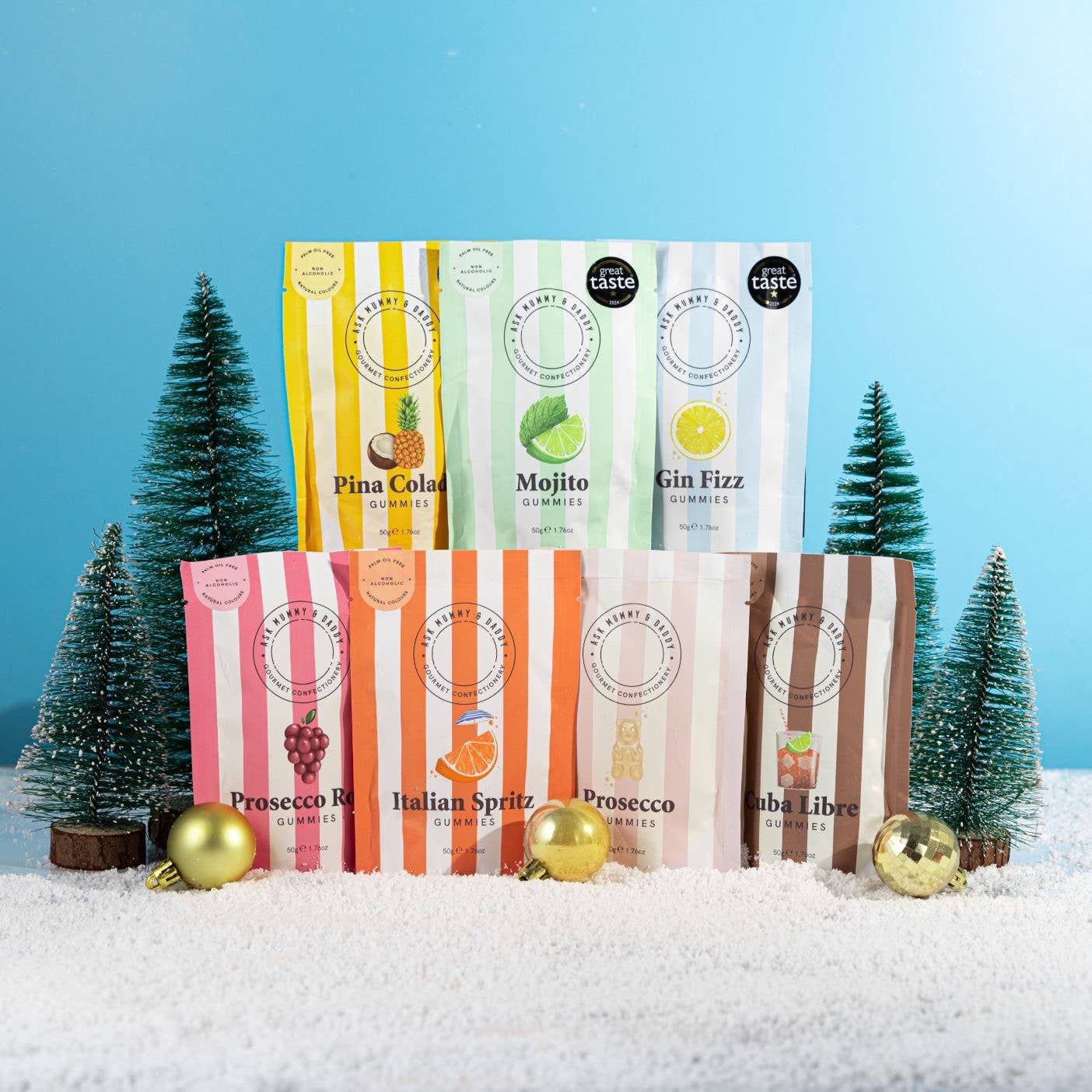 Ask Mummy & Daddy – wholesale Gummy – Pina Colada Gummies 50g Pouch4