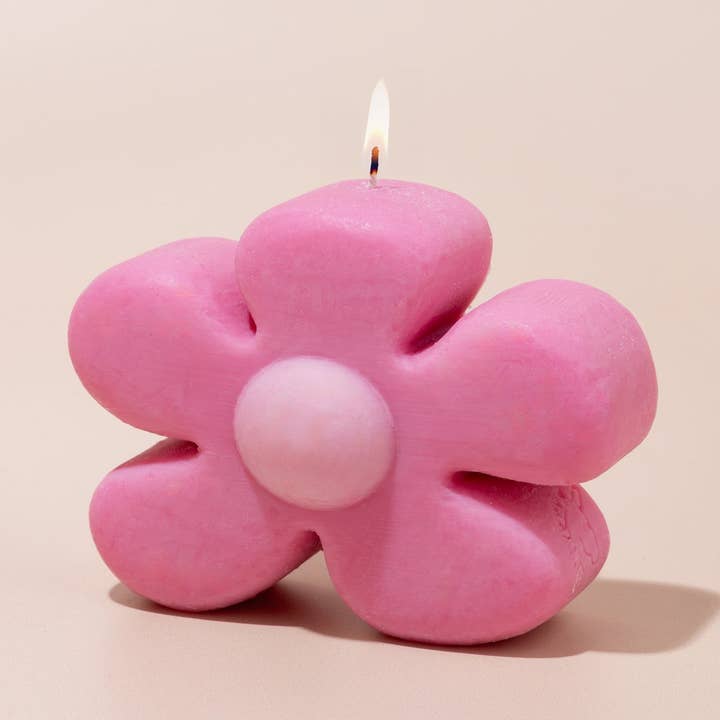 Tribal Unicorn - Wholesale Novelty Candle - Flower Power Candle - Pink0