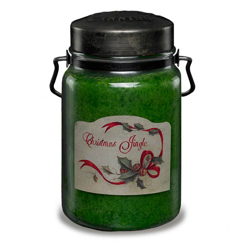 McCall's Candles - Wholesale Jar/Filled Candle - Classic Jar Candle-26oz-CHRISTMAS JINGLE0