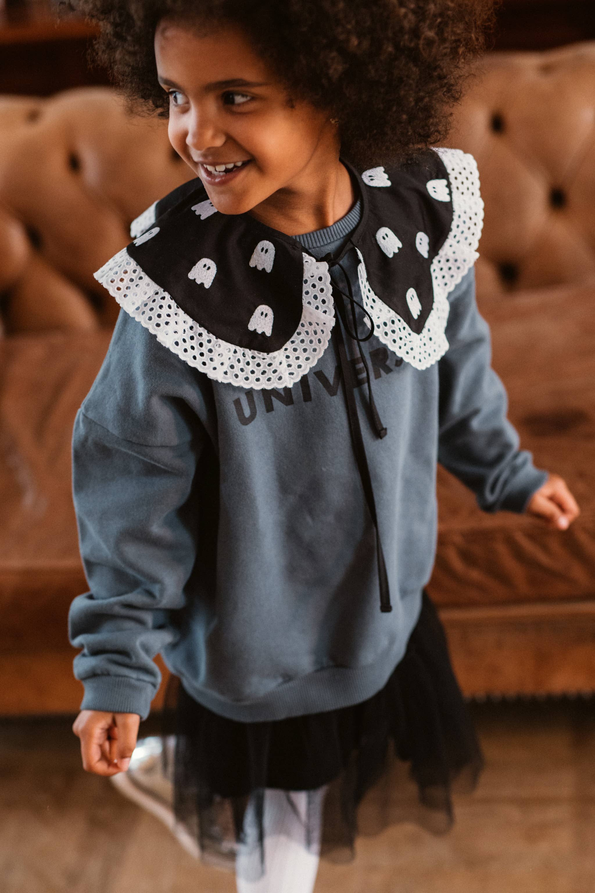 OÛCOLLIE - Wholesale T-Shirt - Kids - Hallow 2 Black Cotton Kids T-Shirt4