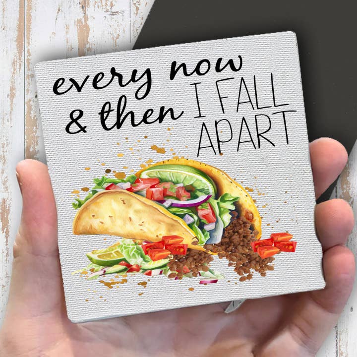 Imán de nevera de taco que se desmorona de vez en cuando para venta al por mayor de Avery Lane Gifts