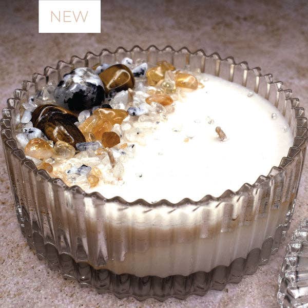 Good Fortune Crystal Candle Extra Large for wholesale by Silk oil of Morocco