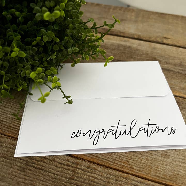 Congratulations Card for wholesale by Bridget Jane