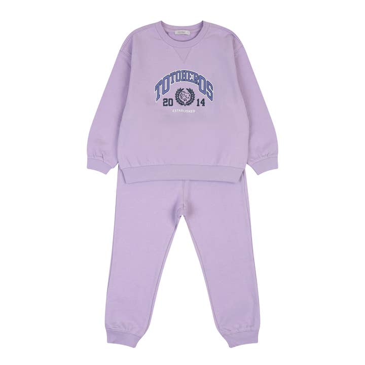 Conjunto de Sweatshirt e Calças de Treino Oliver por atacado de ToTo Heros