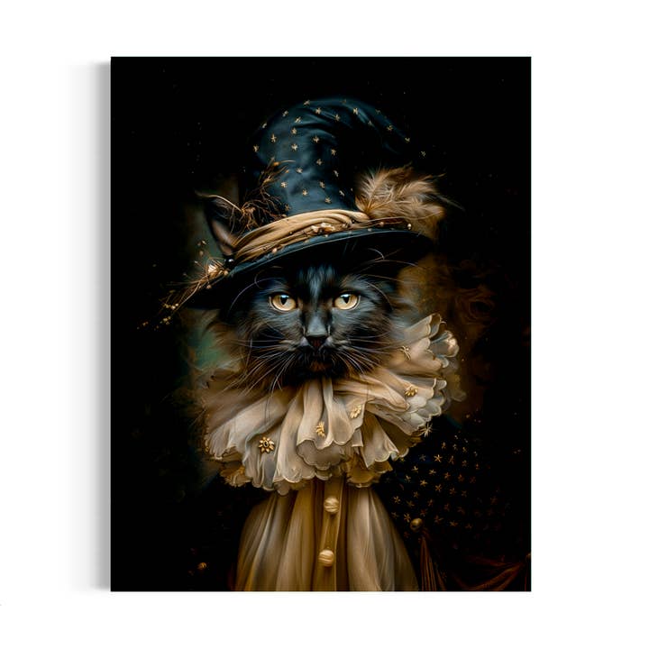 Gorro mágico negro con sombrero de mago para decoración de pared 115AS   para venta al por mayor de Salty Alyce