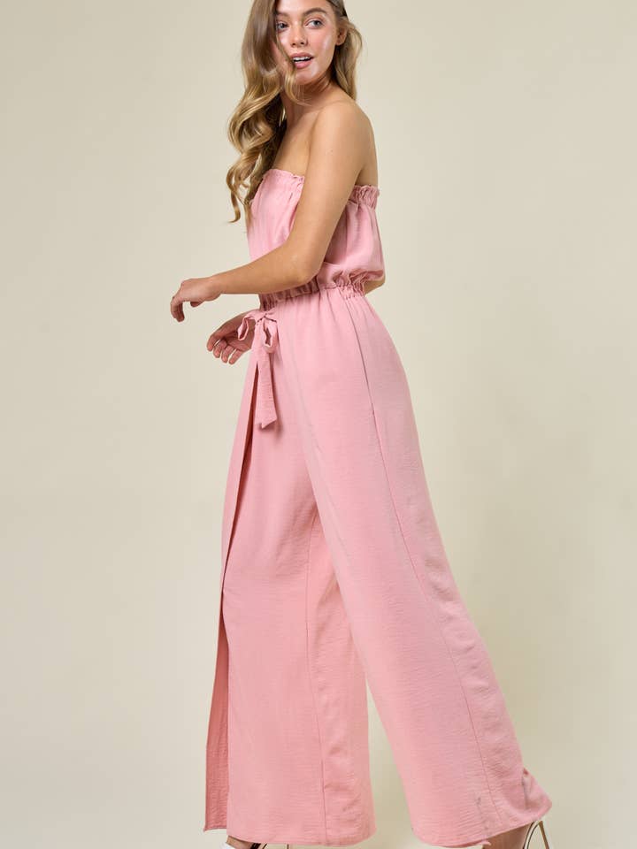 Saints & Hearts – Macacão - Mulher por atacado – MACACÃO DE TUBO SÓLIDO MALVA SR4201E5