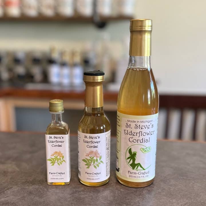 Cordial (Syrup) - Elderflower for wholesale by St. Steve's Farm-Crafted Beverages