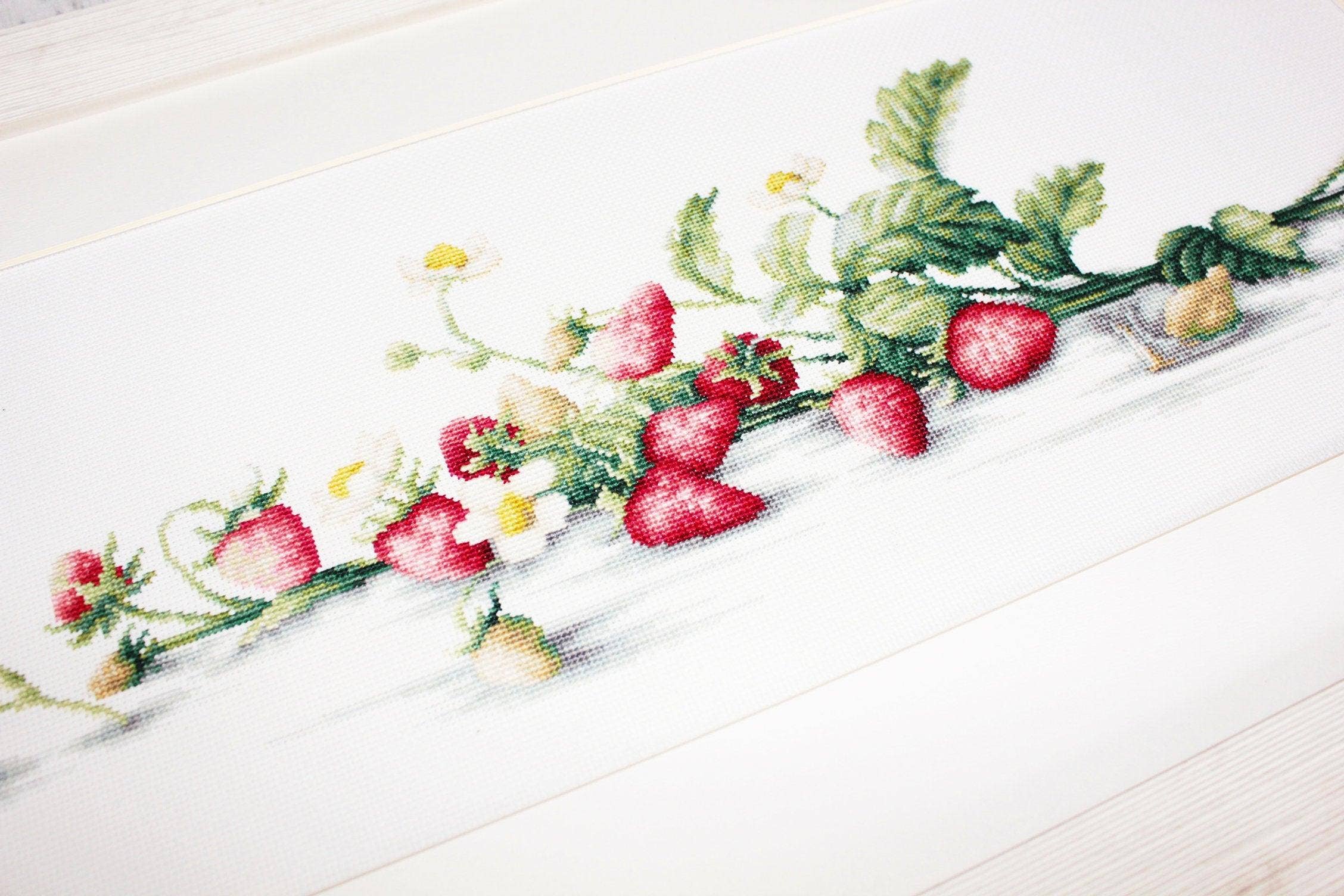Wholesale Cross Stitch Kit Luca-S - Etude with Strawberries