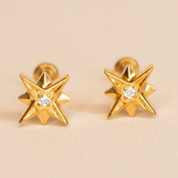 Northern Star Flat Backs for wholesale by Syd Squared Jewelry