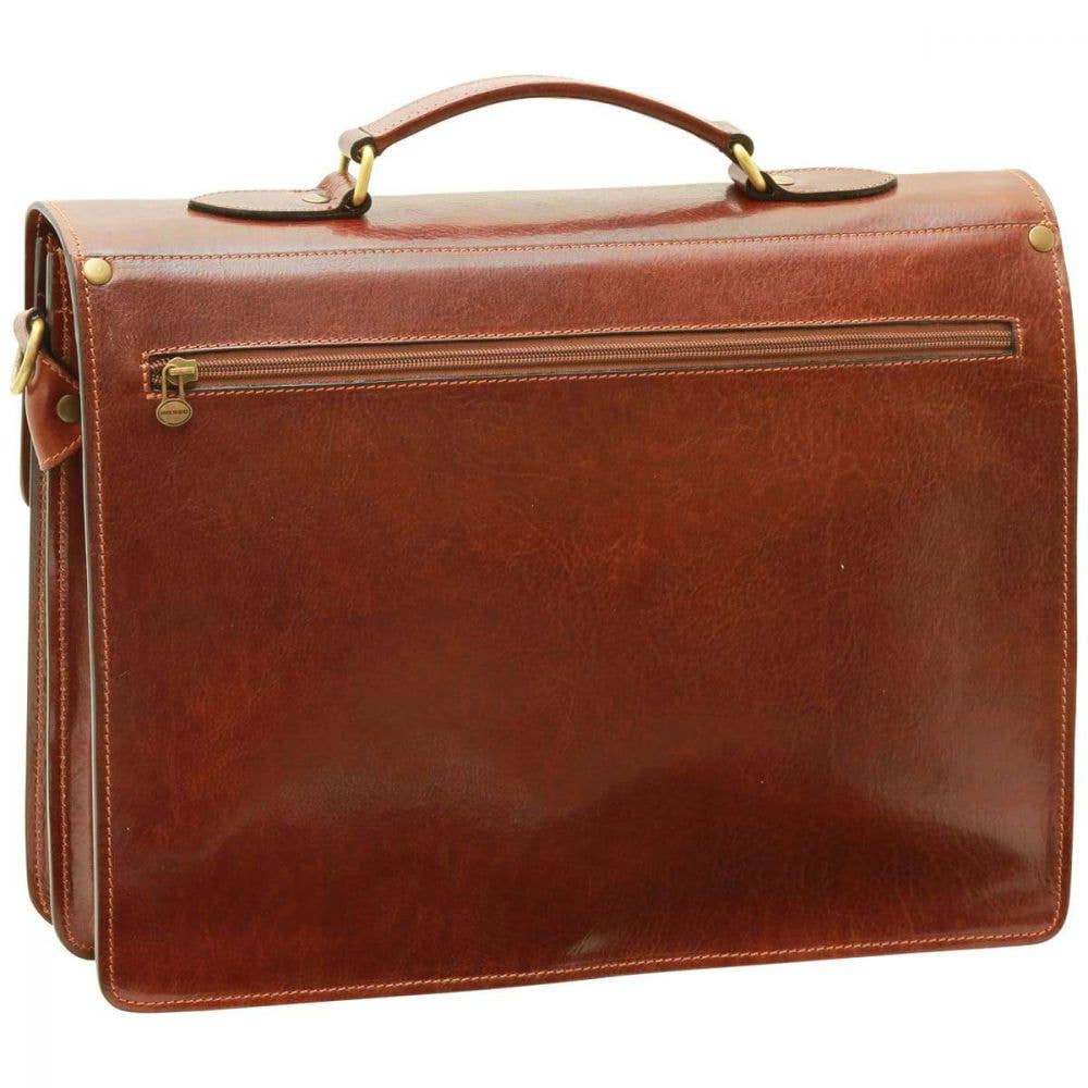 Old Angler Firenze - Wholesale Briefcase - Unisex - Leather Laptop Briefcase2